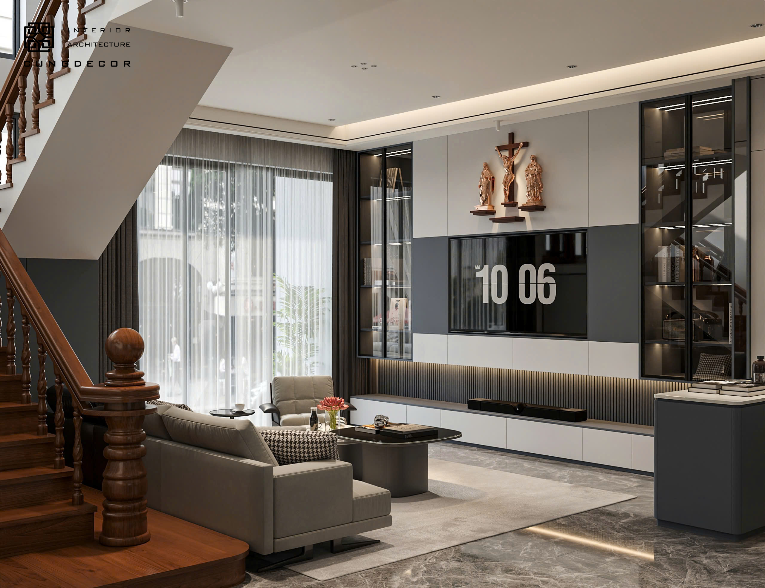 Nhà phố hiện đại